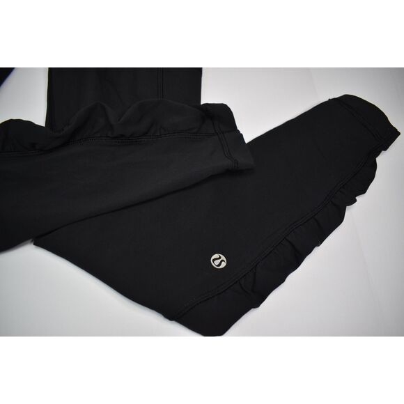 Lululemon Speed Tight *Interlock Black/Quilt Winter Mid Rise Pocket Legging 6 - Picture 4 of 8